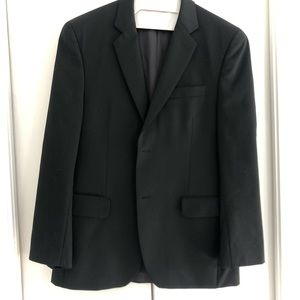 Men’s full suit black alfani 38S jacket 32/30 pant